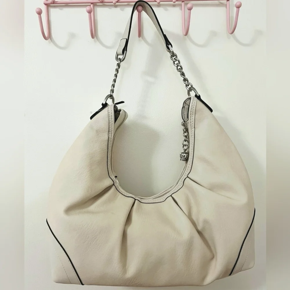 Juicy Couture Cream Hobo Handbag